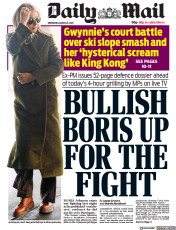 Daily Mail (UK) Newspaper Front Page for 22 March 2023
