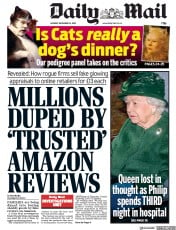 Daily Mail (UK) Newspaper Front Page for 23 December 2019