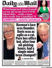 Daily Mail (UK) Newspaper Front Page for 23 March 2023