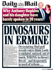 Daily Mail (UK) Newspaper Front Page for 23 May 2018