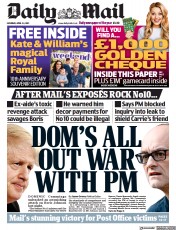 Daily Mail (UK) Newspaper Front Page for 24 April 2021