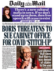 Daily Mail (UK) Newspaper Front Page for 24 May 2023