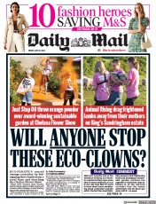Daily Mail (UK) Newspaper Front Page for 26 May 2023