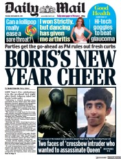 Daily Mail (UK) Newspaper Front Page for 28 December 2021