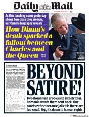 Daily Mail (UK) Newspaper Front Page for 28 June 2017
