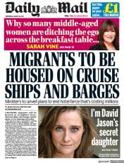 Daily Mail (UK) Newspaper Front Page for 29 March 2023