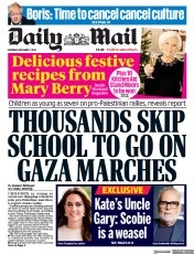 Daily Mail front page for 2 December 2023