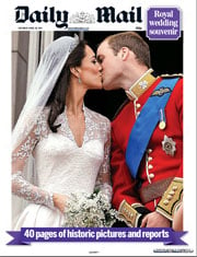 Daily Mail (UK) Newspaper Front Page for 30 April 2011