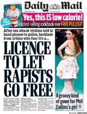 Daily Mail (UK) Newspaper Front Page for 30 April 2019