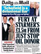 Daily Mail front page for 30 May 2023
