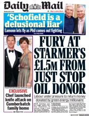 Daily Mail front page for 30 May 2023