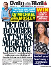 Daily Mail (UK) Newspaper Front Page for 31 October 2022