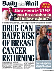 Daily Mail (UK) Newspaper Front Page for 3 June 2013