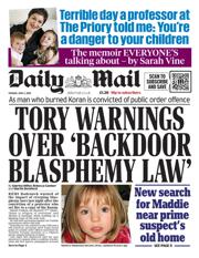 Daily Mail front page for 3 June 2025