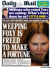 Daily Mail (UK) Newspaper Front Page for 4 October 2011