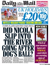 Daily Mail (UK) Newspaper Front Page for 4 February 2023