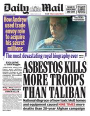 Daily Mail front page for 4 August 2025