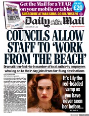 Daily Mail (UK) Newspaper Front Page for 4 September 2023