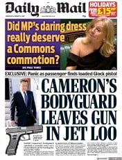 Daily Mail (UK) Newspaper Front Page for 5 February 2020
