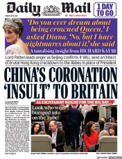 Daily Mail (UK) Newspaper Front Page for 5 May 2023