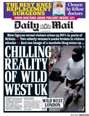 Daily Mail (UK) Newspaper Front Page for 7 June 2018