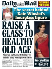 Daily Mail (UK) Newspaper Front Page for 7 September 2011