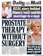 Daily Mail (UK) Newspaper Front Page for 8 March 2017