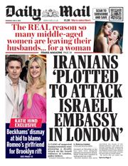 Daily Mail front page for 8 May 2025