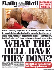 Daily Mail (UK) Newspaper Front Page for 8 July 2022