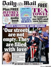 Daily Mail (UK) Newspaper Front Page for 9 May 2020