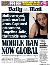 Daily Mail (UK) Newspaper Front Page for 9 July 2014