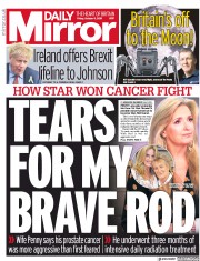 Daily Mirror (UK) Newspaper Front Page for 11 October 2019