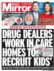 Daily Mirror (UK) Newspaper Front Page for 11 November 2020