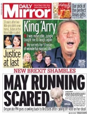 Daily Mirror (UK) Newspaper Front Page for 11 December 2018