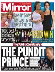 Daily Mirror front page for 11 April 2025