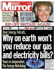 Daily Mirror (UK) Newspaper Front Page for 11 June 2014