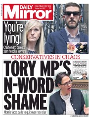 Daily Mirror (UK) Newspaper Front Page for 11 July 2017