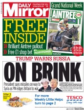 Daily Mirror (UK) Newspaper Front Page for 12 April 2018