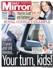 Daily Mirror (UK) Newspaper Front Page for 12 May 2018