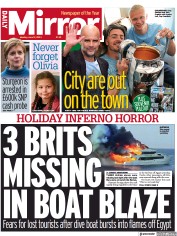 Daily Mirror (UK) Newspaper Front Page for 12 June 2023