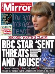 Daily Mirror (UK) Newspaper Front Page for 12 July 2023
