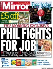 Daily Mirror (UK) Newspaper Front Page for 13 May 2023