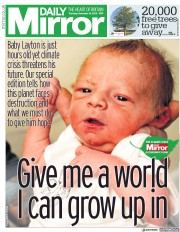 Daily Mirror (UK) Newspaper Front Page for 14 November 2019