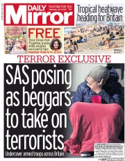 Daily Mirror (UK) Newspaper Front Page for 14 June 2017