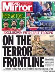 Daily Mirror (UK) Newspaper Front Page for 15 April 2019
