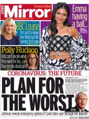 Daily Mirror (UK) Newspaper Front Page for 15 September 2021