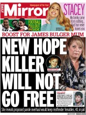 Daily Mirror front page for 16 January 2023