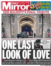 Daily Mirror (UK) Newspaper Front Page for 16 April 2021