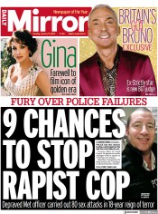 Daily Mirror (UK) Newspaper Front Page for 17 January 2023