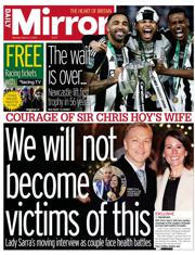 Daily Mirror front page for 17 March 2025